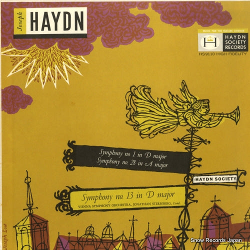 STERNBERG, JONATHAN haydn; symphony no.1 & no.28 HS-9110
