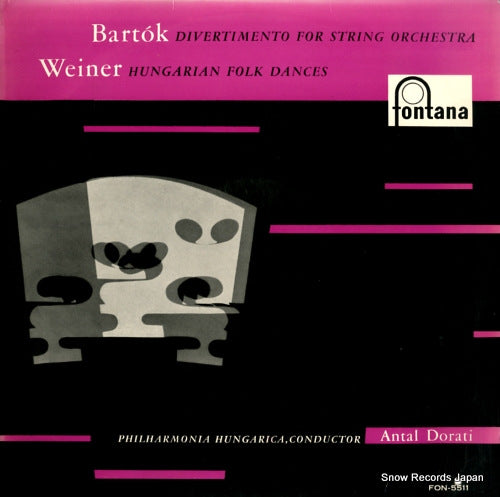 DORATI, ANTAL bartok; divertimento for string orchestra FON-5511