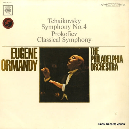 ORMANDY, EUGENE tchaikovsky; symphony no.4 OS-803-C