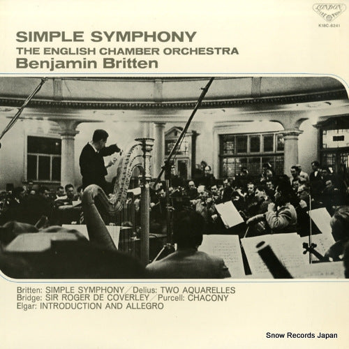 BRITTEN, BENJAMIN simple symphony K18C-8241