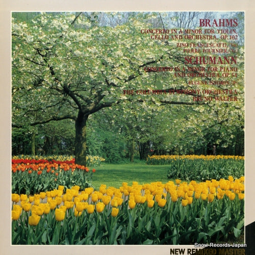 WALTER, BRUNO brahms; concerto in a minor for violin, cello and orchestra 20AC1820