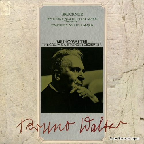 WALTER, BRUNO bruckner; symphony no.4 "romantic" & no.7 SOCL182