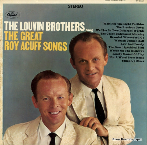 LOUVIN BROTHERS, THE the great roy acuff songs ST2827