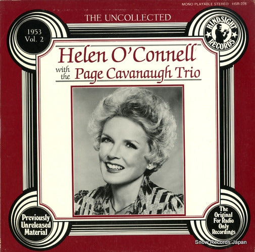 O'CONNELL, HELEN the uncollected helen o'connell vol.2 HSR-228