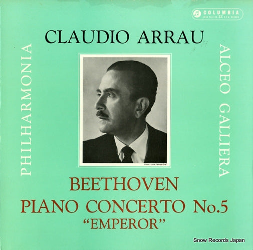 ARRAU, CLAUDIO beethoven; piano concerto no.5 "emperor" 33CX1653