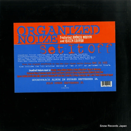 ORGANIZED NOIZE set it off 0-65991