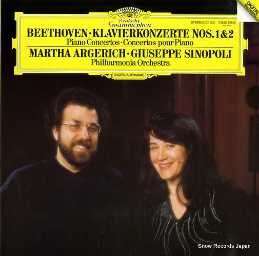 ARGERICH, MARTHA beethoven; klavierkonzerte nos.1&2 23MG0935