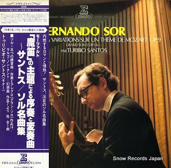 SANTOS, TURIBIO sor, fernando; introduction & variations sur un theme de mozart op.9 ERX-2441