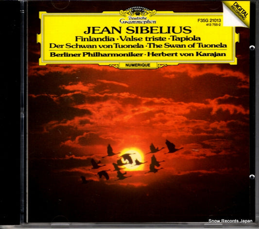 KARAJAN, HERBERT VON sibelius; finlandia F35G21013 / 413755-2