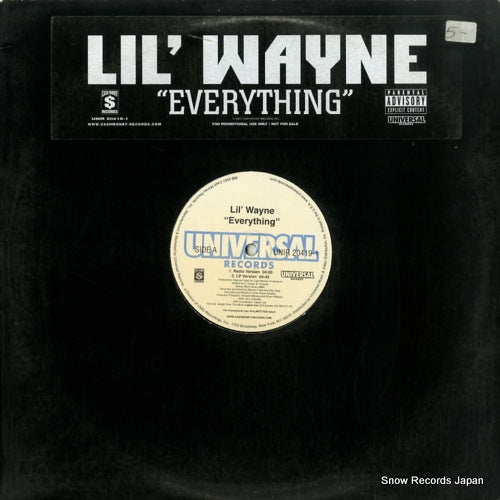 LIL WAYNE everything UNIR20419-1