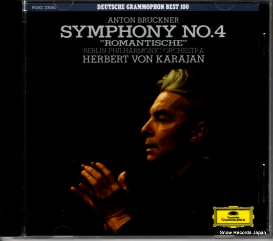 KARAJAN, HERBERT VON bruckner; symphony no.4 "romantische" F00G27081