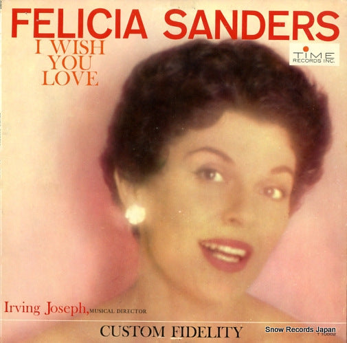 SANDERS, FELICIA i wish you love T70002