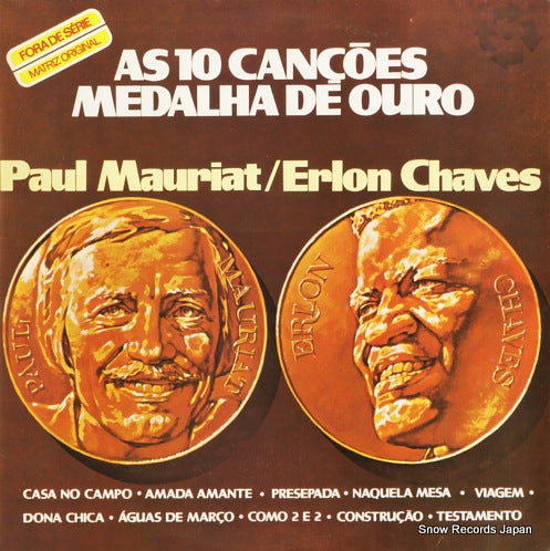 MAURIAT, PAUL / ERLON CHAVES as 10 cancoes medalha de ouro 6498210