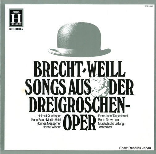 BRECHT, BERTOLT / KURT WEILL songs aus der dreigroschenoper 2571030