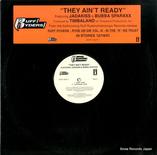 RUFF RYDERS they ain't ready INTR-10647-1