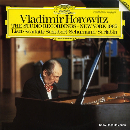 HOROWITZ, VLADIMIR the studio recordings - new york 1985 28MG0932