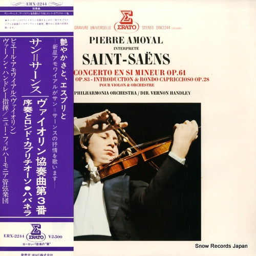 AMOYAL, PIERRE saint-saens; 3 concerto en si mineur op.64 ERX-2244