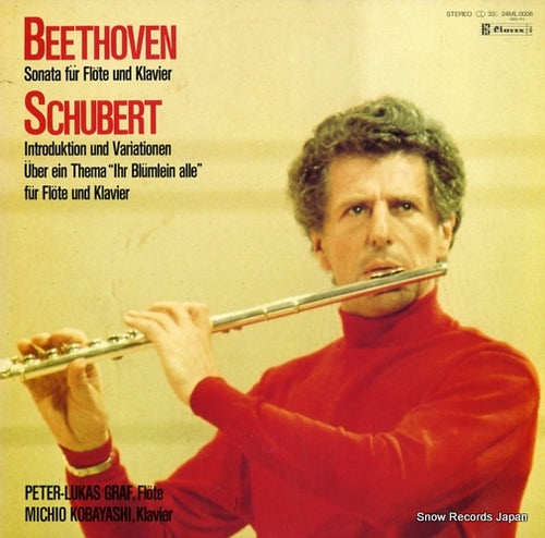 GRAF, PETER-LUKAS beethoven; sonata fur flote und klavier 24ML0008
