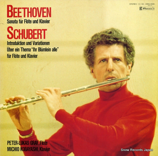 GRAF, PETER-LUKAS beethoven; sonata fur flote und klavier 24ML0008