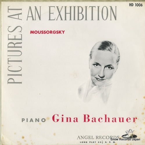 BACHAUER, GINA moussorgsky; pictures at an exhibition HD1006