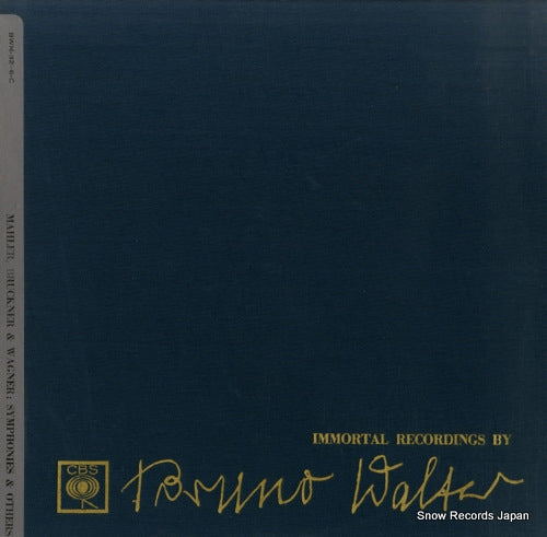 WALTER, BRUNO immortal recordings by bruno walter 7 BWM-32-C
