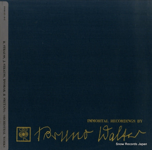 WALTER, BRUNO immortal recordings by bruno walter 8 BWM-37-C