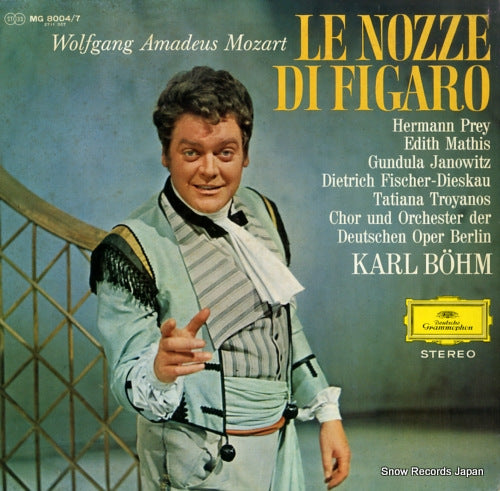 BOHM, KARL mozart; le nozze di figaro MG8004