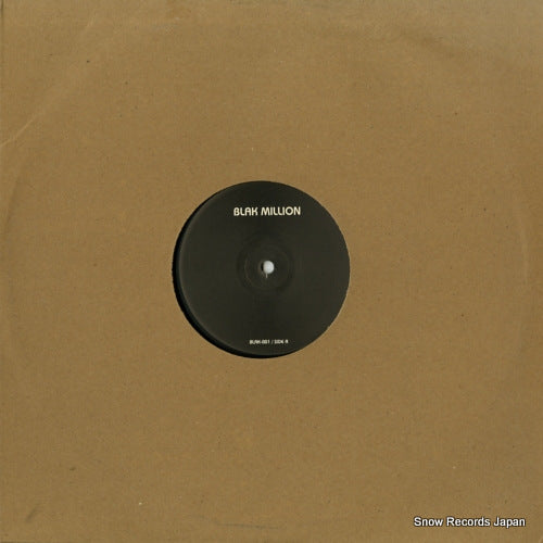 BLAK MILLION blak million BLAK-001