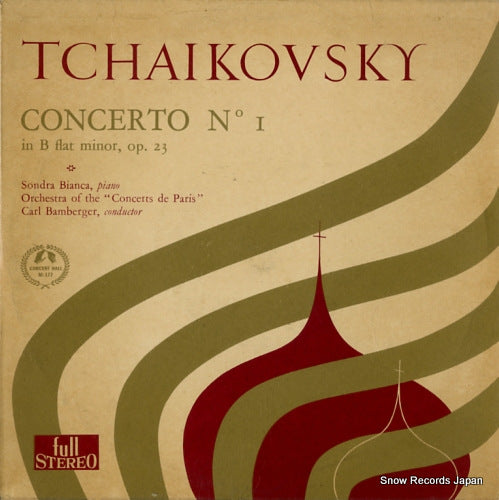 BIANCA, SONDRA tchaikovsky; concerto no.1 SM-177