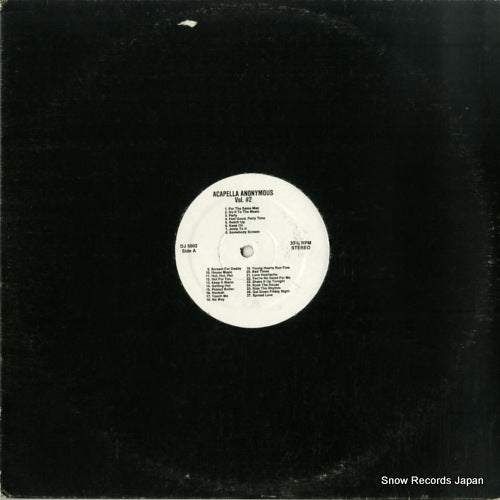 V/A acapella anonymous vol.#2 DJ5002