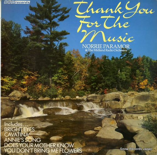 PARAMOR, NORRIE thank you fir the music REB370