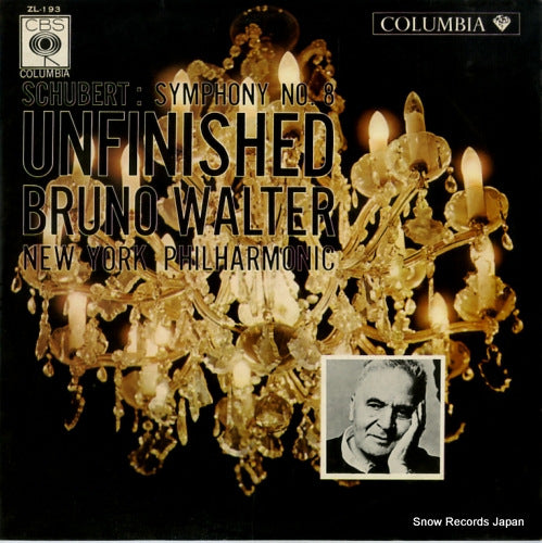 WALTER, BRUNO schubert; symphony no.8 unfinished ZL-193
