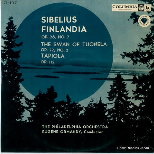 ORMANDY, EUGENE sibelius; finlandia ZL-107