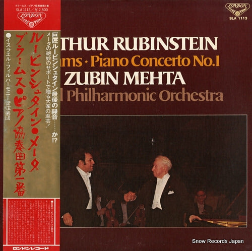 RUBINSTEIN, ARTHUR brahms; piano concerto no.1 SLA1113