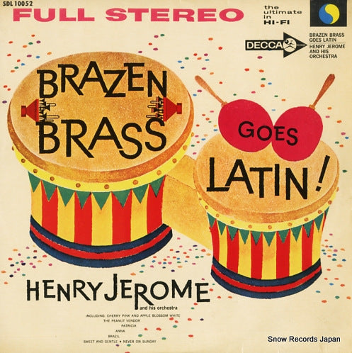 JEROME, HENRY, AND HIS ORCHESTRA brazen brass goes latin SDL10052