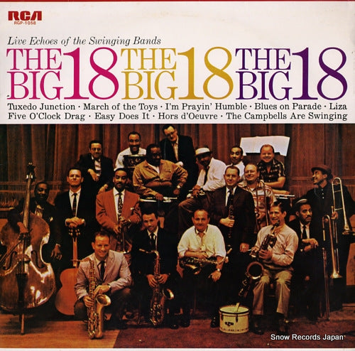 BIG 18, THE live echoes of the swinging bands the big 18 RGP-1058