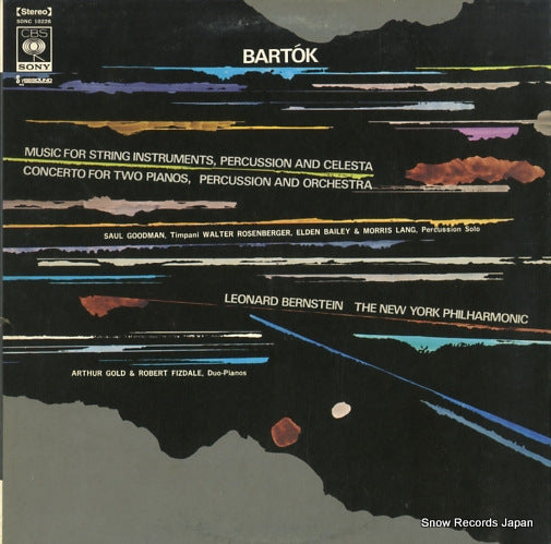 BERNSTEIN, LEONARD bartok; music for string instrumentspercussion and celesta SONC10228