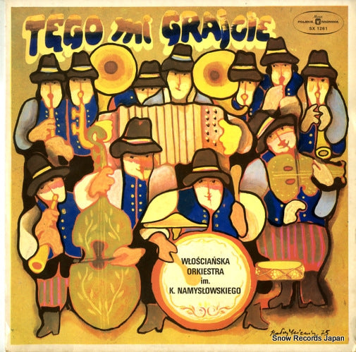 WLOSCIANSKA ORKIESTRA IM. KAROLA NAMYSLOWSKIEGO tego mi grajcie SX1261