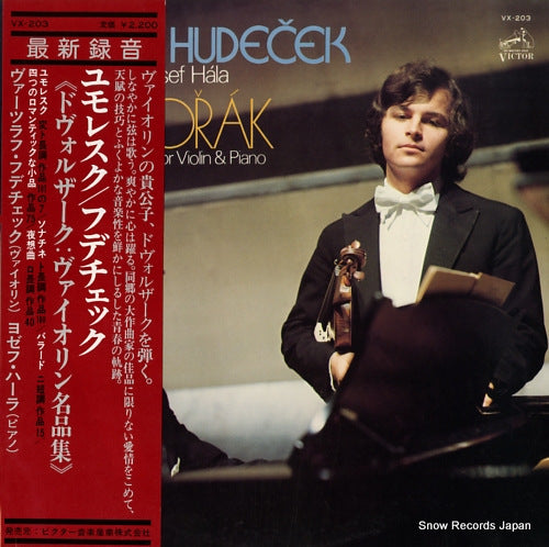 HUDECEK, VACLAV dvorak; works for violin & piano VX-203