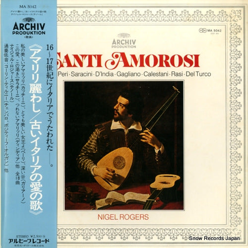 ROGERS, NIGEL canti amorosi MA5042
