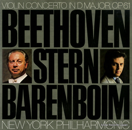 STERN, ISAAC beethoven; violin concerto in d, op.61 23AC632