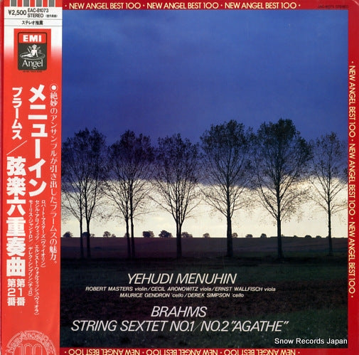 MENUHIN, YEHUDI brahms; string sextet no.1/no.2 agathe EAC-81073