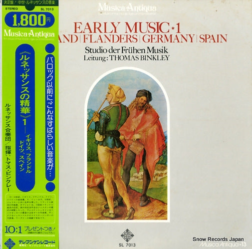 BINKLEY, THOMAS early music 1 england, flanders, germany, spain SL7013