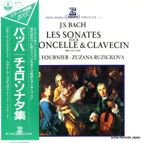 FOURNIER, PIERRE bach; les sonates pour violoncelle & clavecin REL-3138