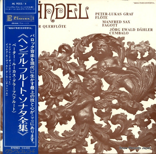 GRAF, PETER-LUKAS handel; die sonaten fur querflote ML9003