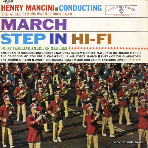 MANCINI, HENRY march step in hi-fi WB-1002