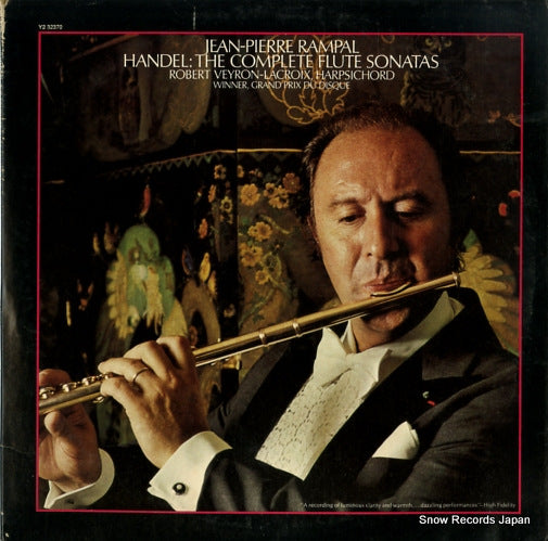 PAMPAL, JEAN-PIERRE handel; the complete flute sonatas Y232370