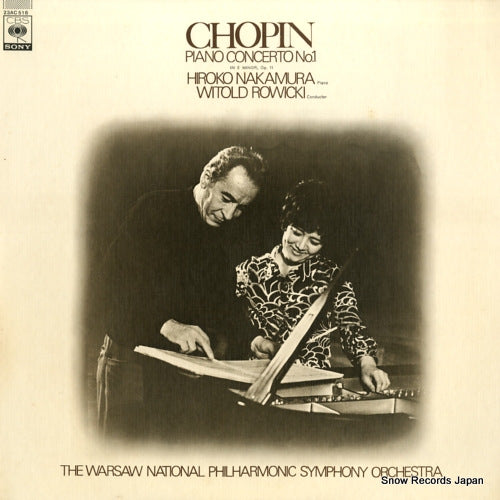 NAKAMURA, HIROKO chopin; piano concerto no.1 23AC518