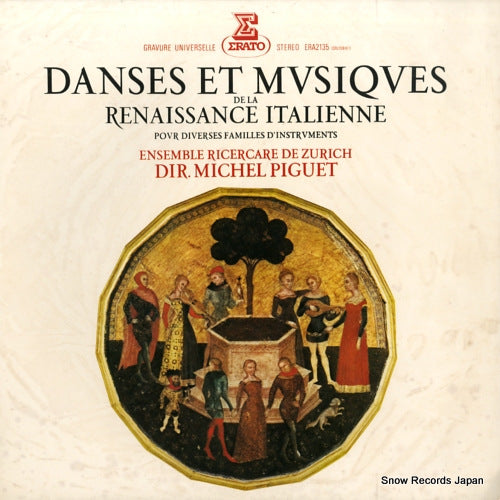 PIGUET, MICHEL danses et musiques de la renaissance italienne ERA-2135