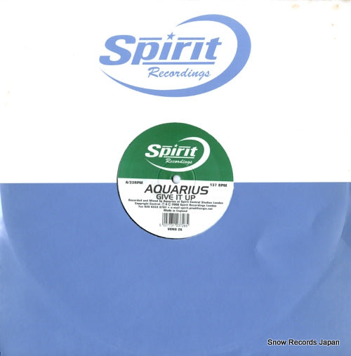 AQUARIUS give it up VOND26